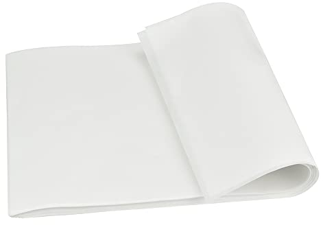 SNAGAROG Papel de Horno para Reposteria, 100 Hojas de Papel para Hornear Blanco de 30 x 20 cm Papel Antigrasa para Alimentos Papel de Horno Antiadherente para Bizcocho Galleta Pan Postre Carne
