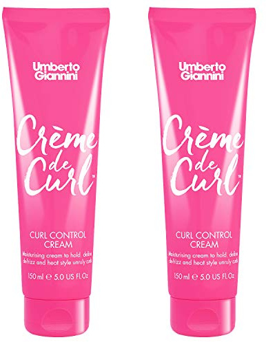 Umberto Giannini Creme de Curl Control Cream, Vegan & Cruelty Free Curl Control Cream, 150 ml, 2er Pack
