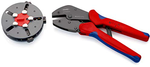 Knipex MultiCrimp Hand Crimpzange 0,25mm² / 24AWG → 6 mm2 / 10AWG, 0.25 → 6mm² / 24 → 10AWG, 250 mm