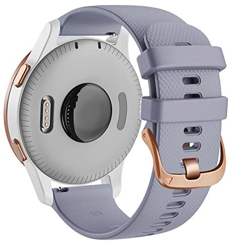 Wtukmo 18 mm Armband für Garmin Vivoactive 3S 4S Vivomove 3S / Venu 2S Smartwatch Silikonarmband für Garmin Move 3S / Active S, For Move 3S, Achat