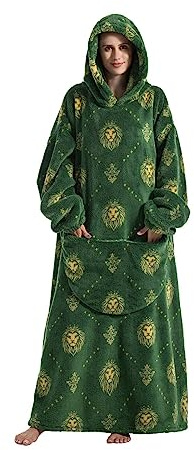 Lengthen Hoodie Blanket,Oversized Ultra Soft Warm Wearable Hooded Blanket Sweatshirt,One Size Fits All Adults Men Women