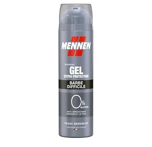 Gel de Rasage Mennen pour Barbes Difficiles en Aerosol 200ml - L'Expert du Rasage Masculin - Catégorie: Hygiène & Beauté - Rasage Homme - Le Lot De 3