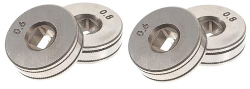 BELLIFFY 2 Set Di Accessori Per Saldatore A Filo Con Scanalatura Zigrinata Per Saldatrice 06/08 Ricambio 2 Pezzi*2