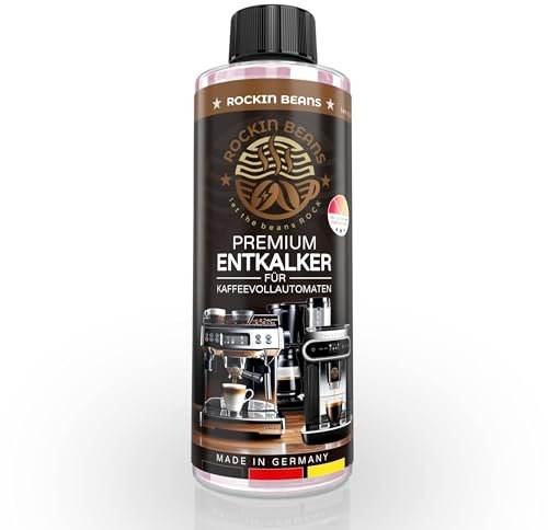ROCKIN BEANS Premium Entkalker 500 ml • Universal‑Kalklöser mit Farbindikator • schonend & biologisch‑abbaubar • für Vollautomaten & Kaffeemaschinen