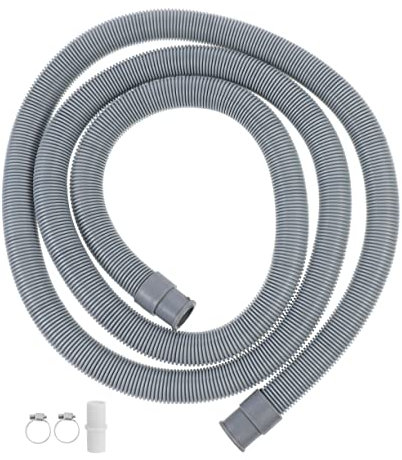 HOMSFOU 2m Manguera De Desagüe Para Lavadora De Metros Extensión Para Suministro De Desagüe Manguera De Agua Flexible De Agua Para Uso Lavadoras