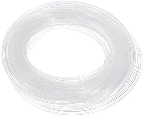QUARKZMAN Silikonschlauch 1,8mm ID x 2,5mm OD (5 Meter) - Gummischlauch Bierschlauch flexibel, lebensmitteltauglich & transparent für Trinkwasser, Haushalt und Industrie