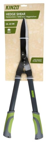 Kinzo Heckenschere 65 cm - Gartenschere mit Antihaftbeschichtung