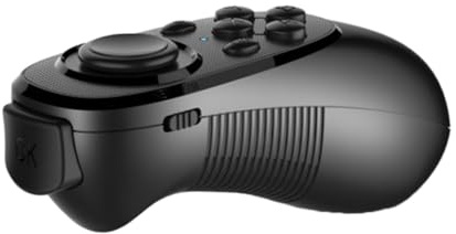 Hoement Kabellose Vr Brillen Fernbedienung mit Controller und Joystick Werkzeug aus Kunststoff in Schwarz Multifunktional mit Maus und Musikmodus für Mobiles Spielen
