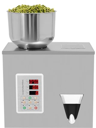 Machine de remplissage automatique 180 W, pesée 1 à 50 g, machine à emballer électrique avec écran LCD, remplissage de grains de pesée, pour le thé, les grains, les herbes et le riz