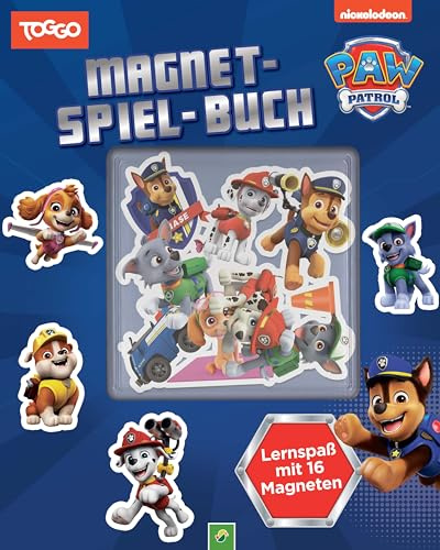 PAW Patrol Magnet-Spiel-Buch: Lernspaß mit 16 Magneten. Magnetbuch Kinder ab 4 Jahren