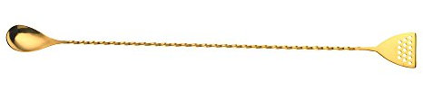 Barfly M37072GD Bar Spoon, Stainless Steel, Gold