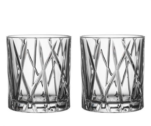 Orrefors City Double Old Fashion 2-Pack