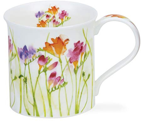 Dunoon Tasse aus feinem Porzellan Blumenmuster Glockenblume