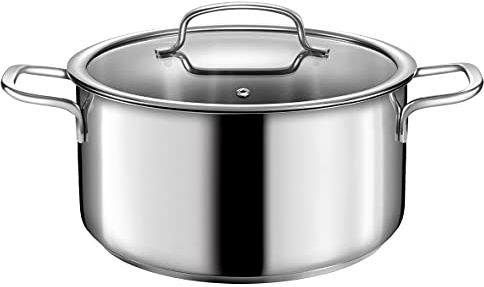 Tescoma Optima Casseruola con Coperchio, Diametro 24 cm, 5.0 l