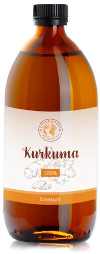 Kurkuma 99,9% Direktsaft (1 x 500ml), laborgeprüft