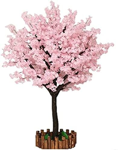 Dekorative Kunstbäume Künstlicher Baum, 59/150 cm große Kirschblüten und dichter künstlicher Pfirsichbaum mit Massivholzstamm, geeignet für den Innenbereich, Familienwohnzimmer, künstliche