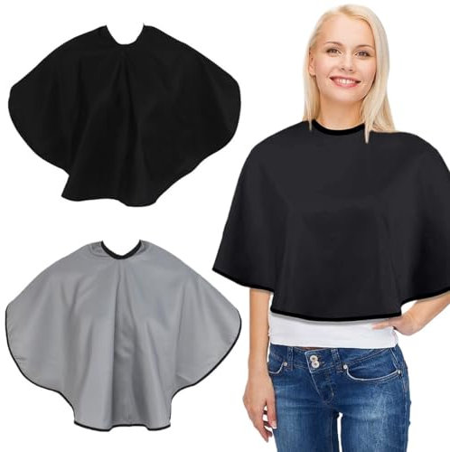 KOQAIIZ Capas para Peluqueria Chal, 2 Chal de Barbero Profesional, Capas de Corte Peluqueria, Capa Para Cortar el Pelo de Salón, para Peinado, Cortes y Colores