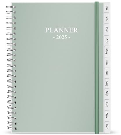 Planer 2026 – Teacher Planer, Student Planner, Monatsplaner von Jan 2026 bis Dec 2026, 15,9 x 21cm, 12 monatliche Registerkarten, 14 Notizseiten, Kunststofftasche, mit Doppeldrahtbindung, Planers 2026