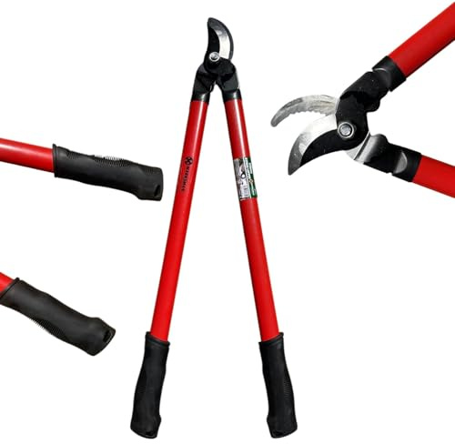 HomeVibe 24 inch Long Handle Lopper, extendable Garden Tree Trimmer, Branch Bypass Pruner, Cutter secateur, Sharp Blade, Precise Gardening, Durable, Long-Lasting, Effortless Cutting