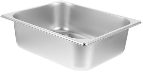 Cabilock Contenitore Per Alimenti in Acciaio Resistente Padella Per Buffet Vassoio Da Festa Pentola Riutilizzabile Per Catering Grande Capacità Design Semplice