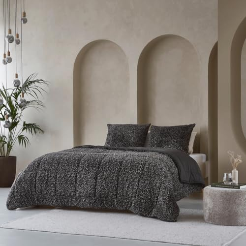 Zelesta Teddybettdecke 4 Jahreszeiten - Warm für Winter und Sommer - Waschbare Anti-Allergene Steppdecke - Fluffy