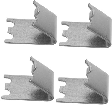 Beatifufu 4pcs Mini Fridge Accessories Refrigerator Replacement Parts Universal Stainless Steel Shelf Support Bracket for Fridge Freezer Cooler Easy Install Build
