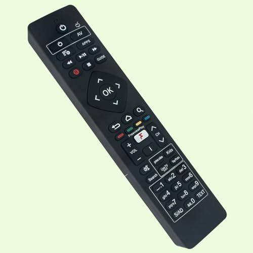 Replacement Remote Control RM-C01, Fit for Humax Aura 4K Android TV Freeview Play Recorder FVP-4KGTR,No Voice Func