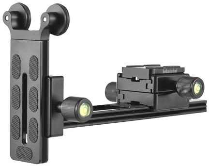 Soporte universal para lente de teleobjetivo, soporte de lente de cámara, soporte de lente de teleobjetivo con placas de liberación rápida, aleación de aluminio, soporte de carga de 10 kg, repuesto