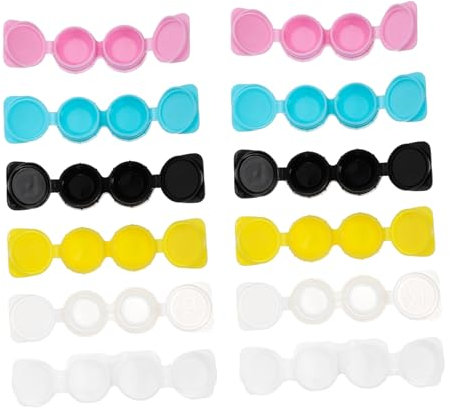 Vaguelly 14stücke Tragbare Augenlinsenbehälter Aus Pp-Material Kleine Behälter Für Täglichen Gebrauch Reisen Und Aufbewahrung