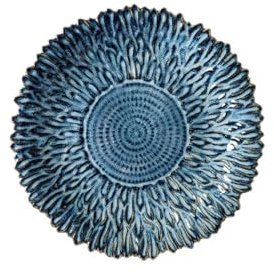 NIUHUAHUI Essteller, Vintage Keramikteller Steakteller Spaghettiteller Home Western Tableware,Küchenteller(Pale blue,8inch)