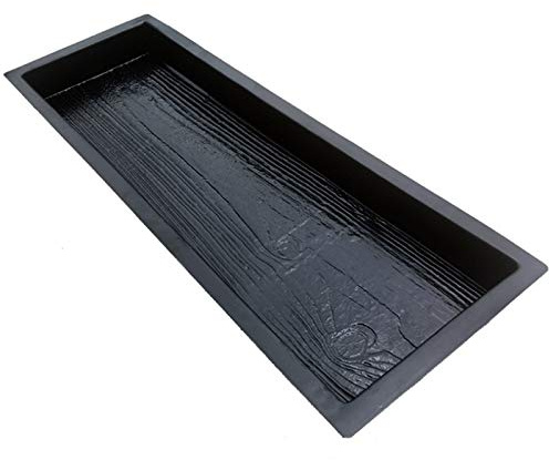 Nihcora Imitation Wood Grain DIY Path Maker Paving Cement Brick Mold Stepping Pavement Road Concrete Mould