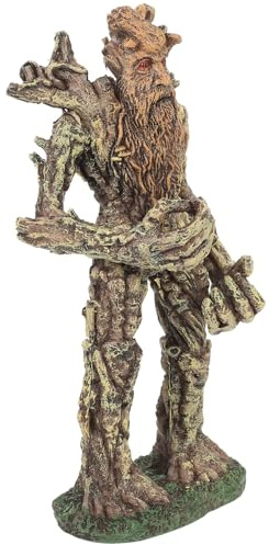 BESTonZON Dekorative Aquarium Deko Baummann Figur aus Kunstharz Realistische Fischbecken Statue Leichtes Aquarienzubehör für Natürliche Treeman Landschaft