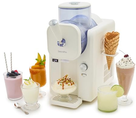 GreenPan Frost Ice Cream Maker & Slushie Machine, Cream