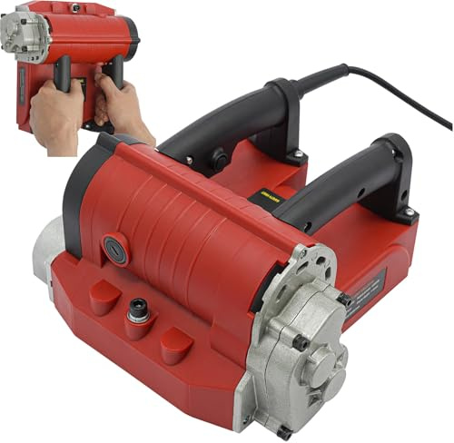 Electric Wall Planing Machine, Power Shovel for Wall Renovation, Adjustable Depth, Includes Side Knife and Toolbox, Ideal for Putty and Cement Stripping