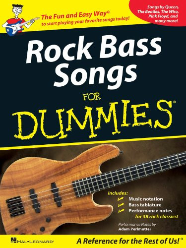 Rock bass songs for dummies guitare basse