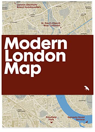Modern London Map: Guide to Modern Architecture in London (Blue Crow Media Architecture Maps)