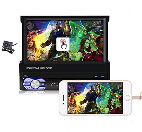 BOOMBOOST Car Stereo With Bluetooth 7 Inch Touch Screen Car MP4 Player Navigator All-in-one Large Screen Navigation Support USB GPS FM Rear View Camera 9601A