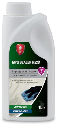 LTP MPG Sealer H20 Waterbased impregnating sealer for polished wall and floor tiles, including polished marble, porcelain, granite and encaustic -1Litre. (MPG H20-1L)