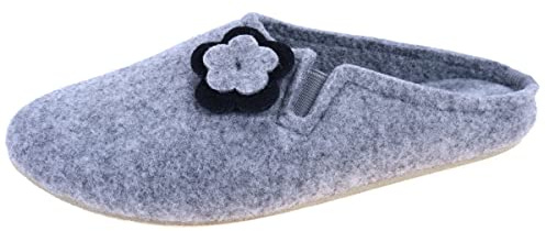 APREGGIO Pantofole Donna Invernali - Calde in Feltro - Scarpe Comode
