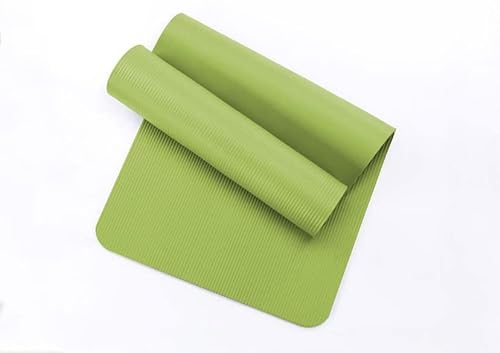 HomeGym24 Gymnastikmatte Yogamatte Fitness Sport Matte mit Tragegurt für Yoga Pilates Gymnastik 183cm x 61 cm x 10mm (Grün)