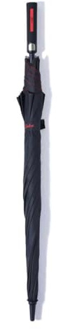 GALLOTTI Ombrello pioggia grande 100 cm, Ombrello da golf gigante con apertura automatica, ombrello xxl lungo vari colori Nero