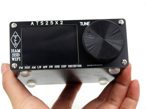 Tragbarer ATS25X2 Vollband-Radioempfänger FM RDS AM LW MW SW SSB für DSP Kurzwellenfrequenz Funkempfänger mit WLAN-Antenne