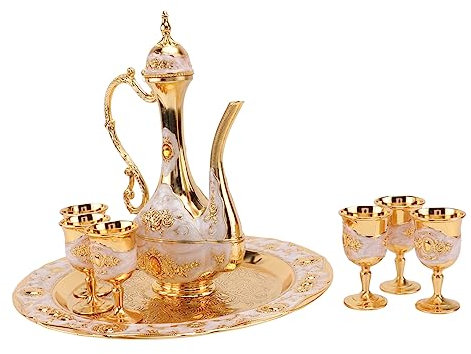 Hoement Elegante Juego De Copas De Vino You Can Para Bodas Festivales Bandeja Decorativa Para Vino