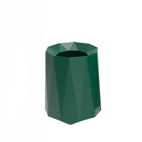 Poubelle Salon, Cuisine, Poubelle for la Chambre à Coucher, Le Bureau, Moderne, Luxe léger, esthétique, créatif, Simple Corbeille à Papier Poubelle Cuisine(Green,Small)