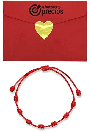 A BUENOS PRECIOS - 7 chakra original röda knutar armband - röd tråd skydd negativ energi - onda ögon och lycka till amulett - dam herr barn par, Desde 11 cm a 28 cm, Nylon, Högkvalitativ produkt.