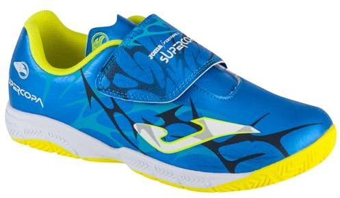 Joma Super Copa Jr 2504 IN SCJS2504INV, för pojkar, inomhusskor, blå/silver, blå, 26 EU