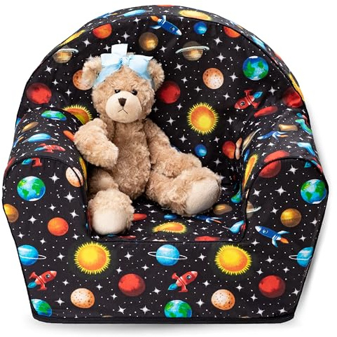 PinkZebra Fodera per Sedia per Bambini in Schiuma e Rivestimento Termico 51x34x42 cm Seduta 26x26 cm COSMOS