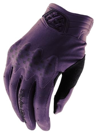 Troy Lee Designs Womens Gambit Glove (2025) for Mountain Bicycle Biking MTB, Solid Deep Purple, Medium