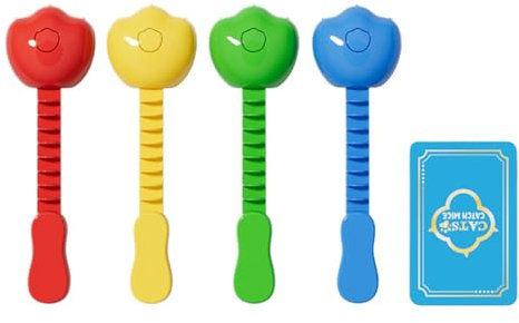 Lesunbak Cat Catches Mice Multiplayer Board Game, Reaction Card Games, Education Concentration Training Cat And Toys, Travel Board Family Games For Birthday