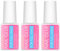 3x8g Pegamento Extra Fuerte para Uñas Postizas, Brush On Nail Glue Extra Fuerte, Brush-On Adhesive, con Excelente Fuerza de Adhesión para Decoraciones de Uñas, Manicuras de Salón y DIY,Rojo